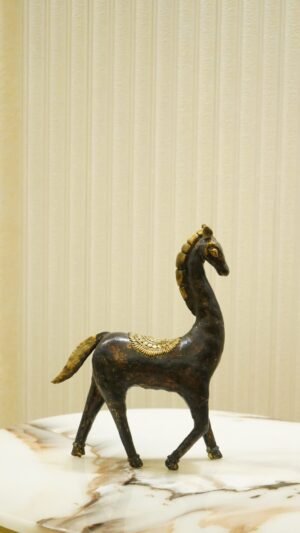 Antique Horse in black color