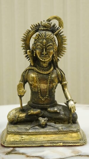 Dhokra Art Shiv Statue