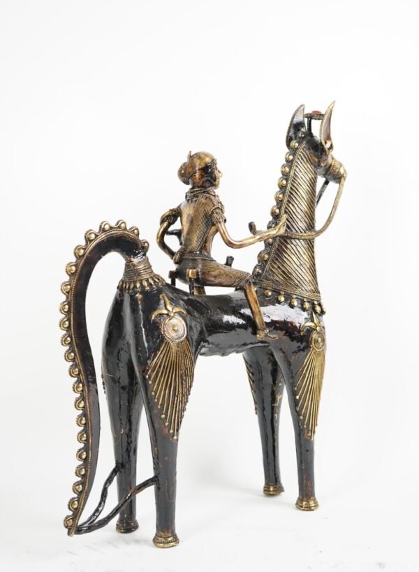 Dhokra Horse Statue