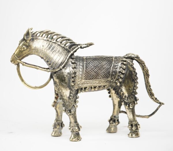 Dhokra Horse Statue