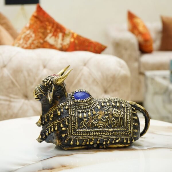 Dhokra Art Sitting Nandi