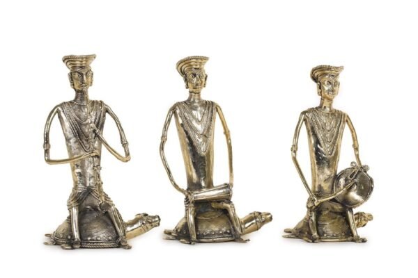 Tribal Music Set Antique Brass For Home Decor