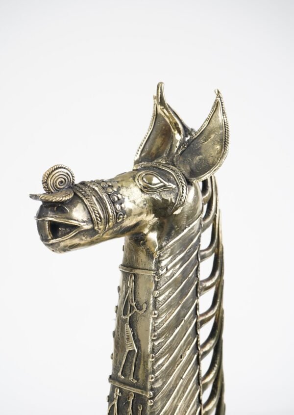 Dhokra Horse Head
