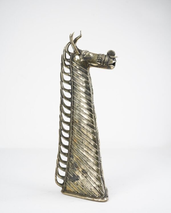 Dhokra Horse Head