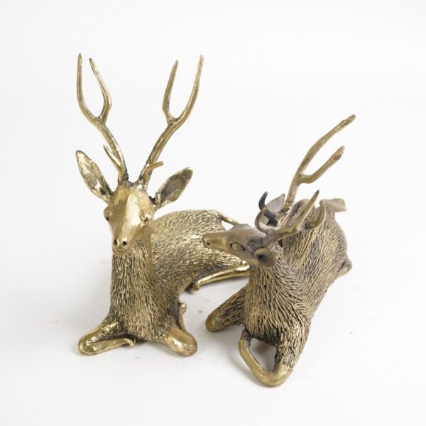 Dhokra Art Deer Set