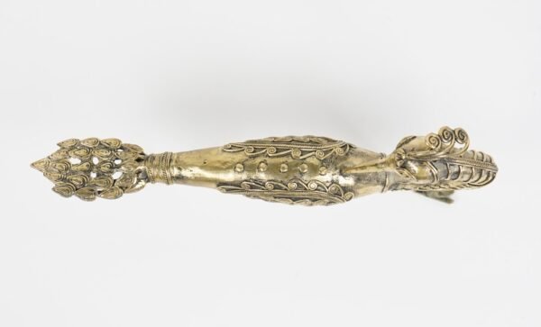 Dhokra Peacock Door Handle