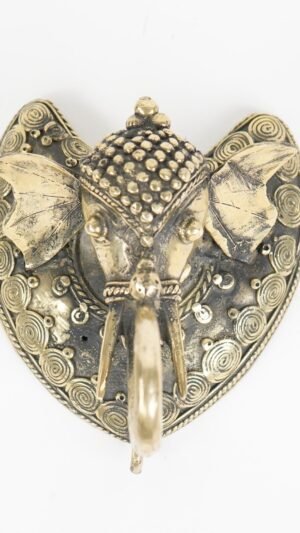 Dhokra Elephant Hanging Mask