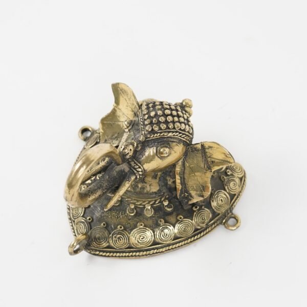 Dhokra Elephant Hanging Mask