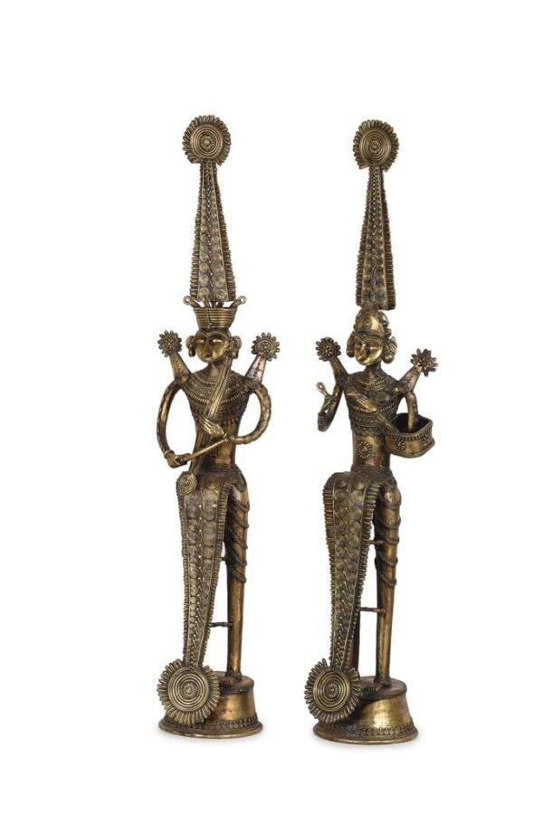 Jhitki  Mitki Dhokra Art