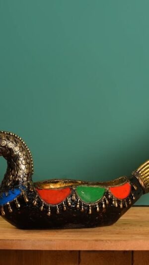 Peacock Dhokra Art