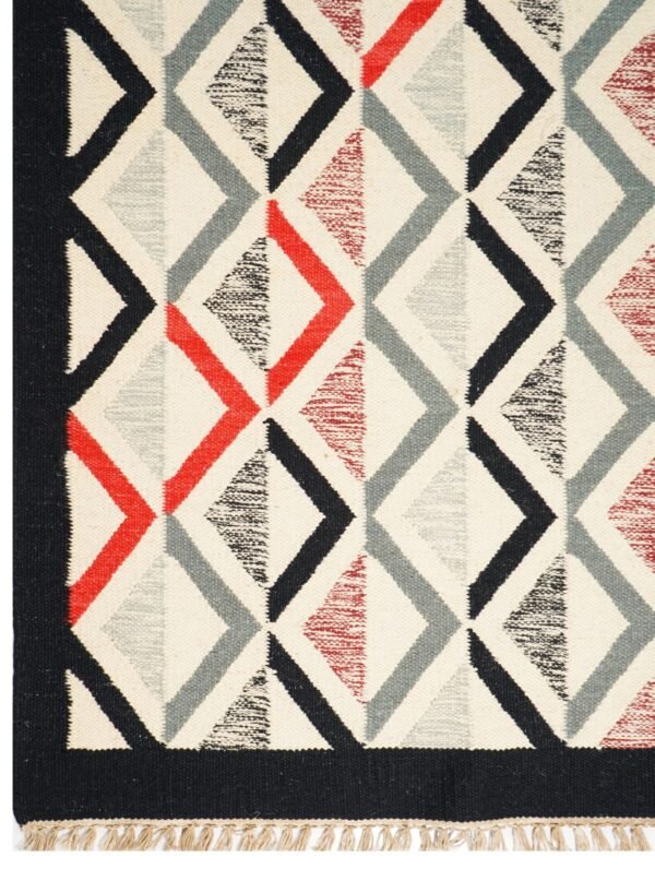 Zigzag Mirage Hand Woven Cotton Rug