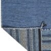 Indigo Horizon Hand Woven Cotton Rug