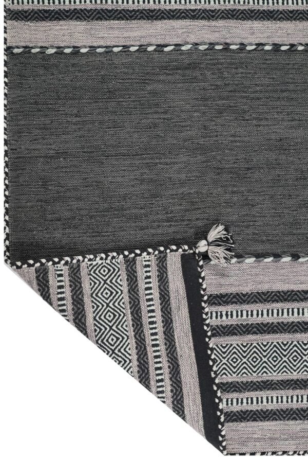 Ashford Slate Hand Woven Cotton Rug