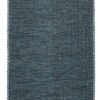 Deep Ocean Weave Hand Woven Cotton Rug