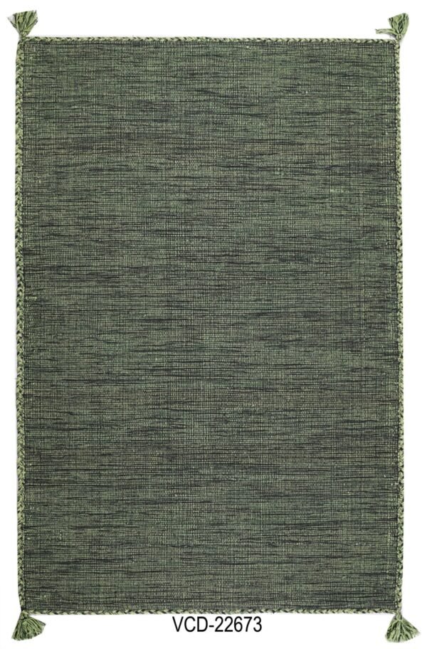 Evergreen Loom Hand Woven Cotton Rug