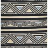Midnight Mirage Hand Woven Cotton Rug