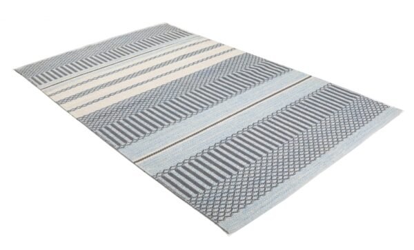 Harbor Stripes Hand Woven Cotton Rug