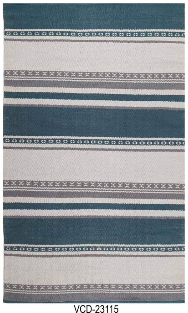 Coastal Breeze Hand Woven Cotton Rug
