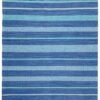 Azure Tides Hand Woven Cotton Rug
