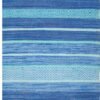 Azure Tides Hand Woven Cotton Rug