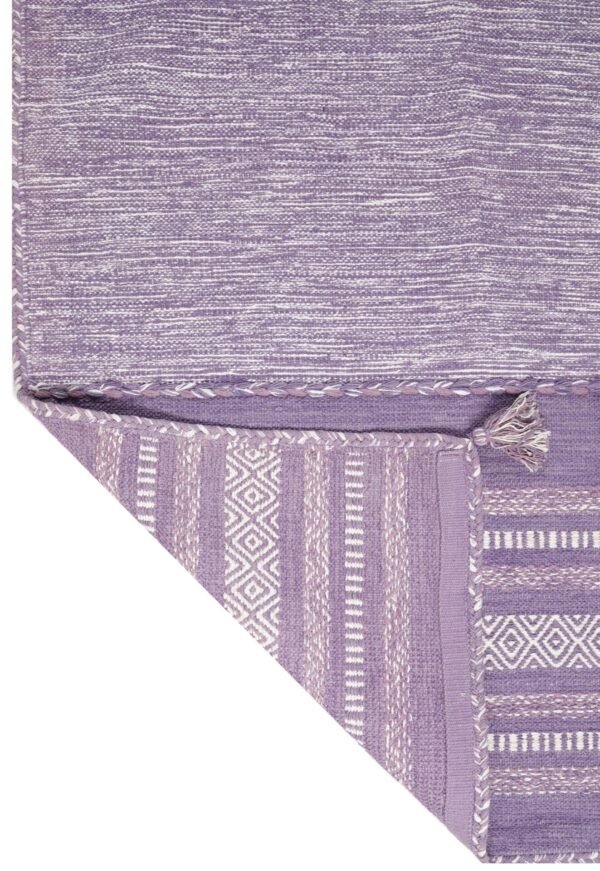Lavender Bliss Hand Woven Cotton Rug