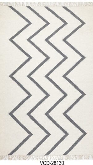 ZigZag Mirage Hand Woven Cotton Rug