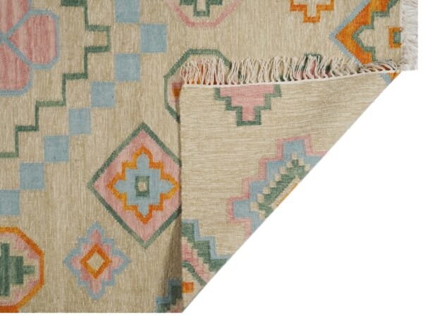 Mehfil Hand Woven Woolen Kilim Rug