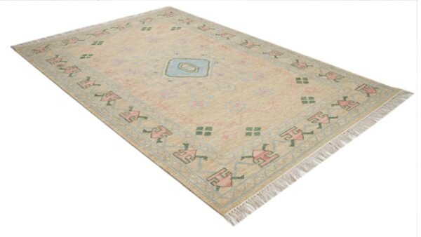 Aarav Hand Woven Woolen Kilim Rug