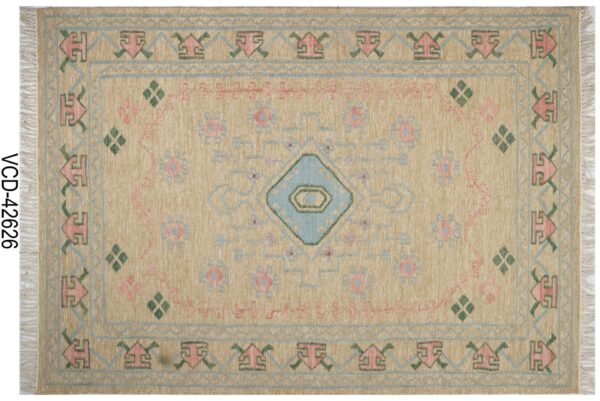 Aarav Hand Woven Woolen Kilim Rug