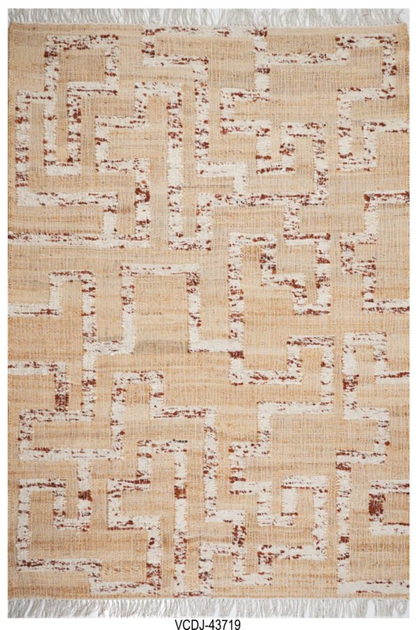 Rustica Maze Jute Wool Rugs