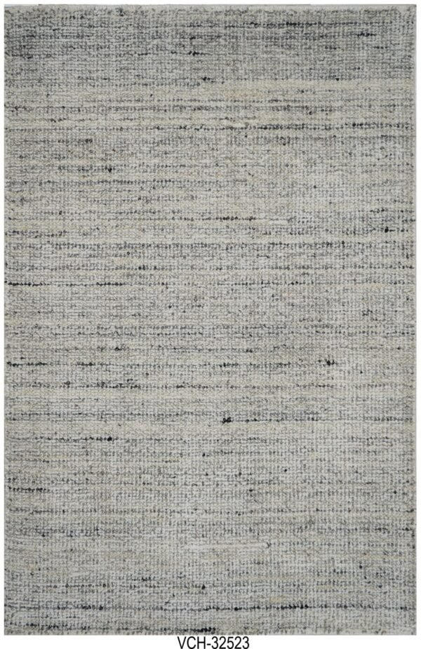 Moonlit Grey Handloom Woolen Carpets
