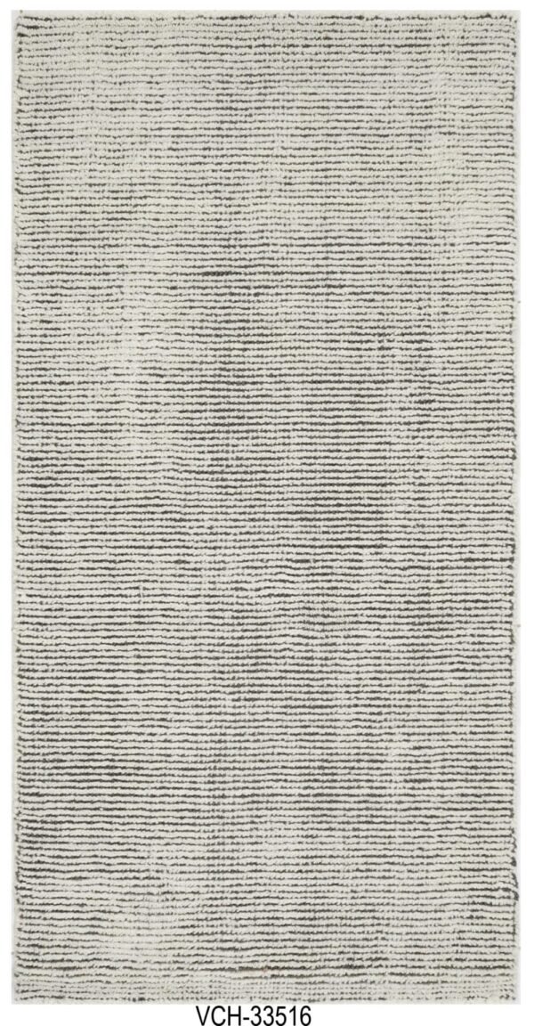 Ivory Stria Handloom Woolen Carpets and Rugs