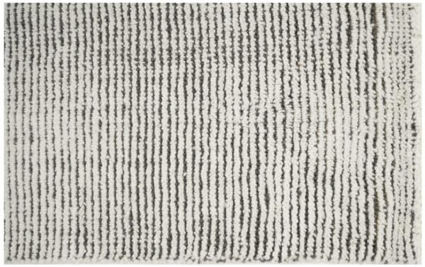 Ivory Stria Handloom Woolen Carpets and Rugs
