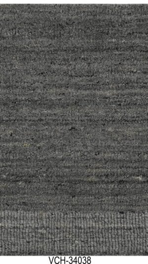 Grey Minimalist Wool Handloom Woolen Carpets and Rugs