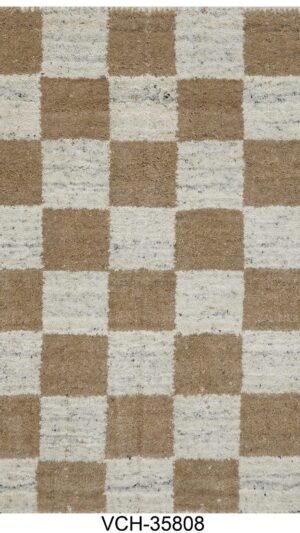Chesswood Brown Handloom Woolen Carpets and Rugs