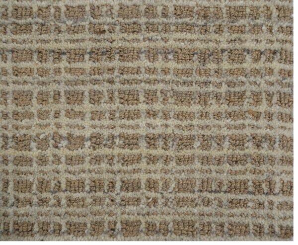 Textura Beige Wool Weave Handloom Woolen Carpets and Rugs