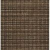 Brown Grid Handloom Woolen Carpets and Rugs