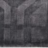 Obsidian Hex Handloom Viscose Carpets and Rugs