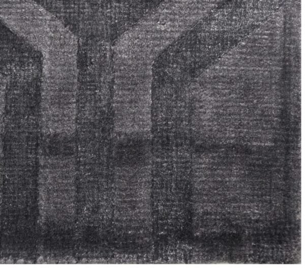Obsidian Hex Handloom Viscose Carpets and Rugs