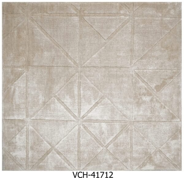Celestial Grid Handloom Viscose Carpets & Rugs