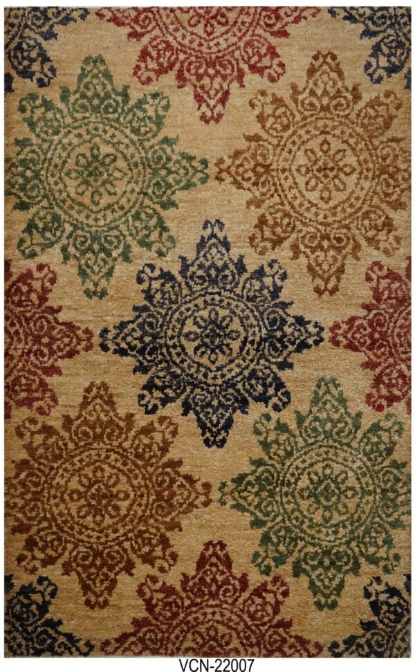 Royal Medallion Hand Knotted Jute Carpets