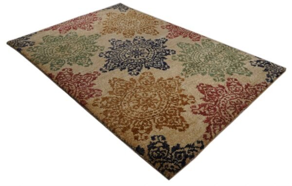 Royal Medallion Hand Knotted Jute Carpets