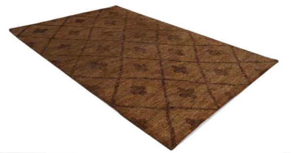 Rustic Lattice Hand Knotted Jute Carpets