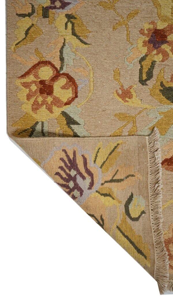 Golden Blossom Hand Knotted Soumak Carpets