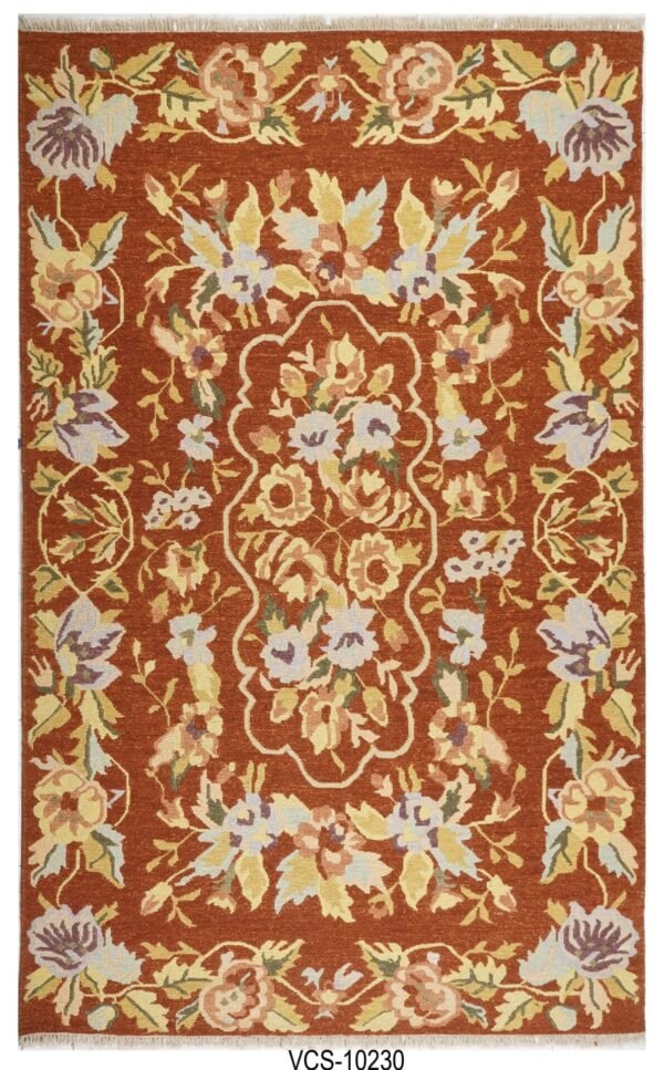 Autumn Bloom Hand Knotted Soumak Carpets