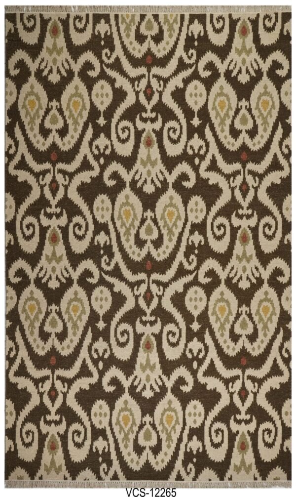 Ivory Bloom Hand Knotted Soumak Carpets