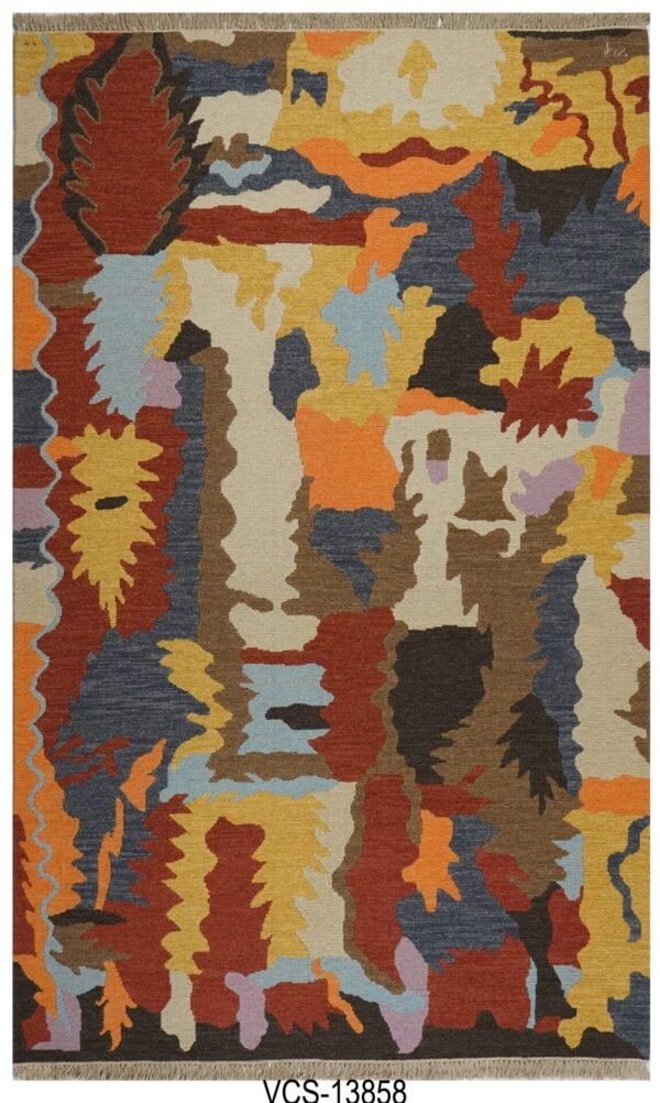 Vibrance Soumak Hand Knotted Woolen Soumak Carpets