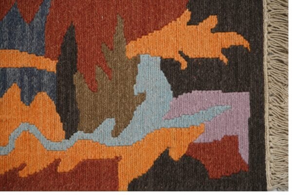 Vibrance Soumak Hand Knotted Woolen Soumak Carpets