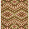 Viraang Geometric Hand Knotted Soumak Carpets