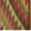 Viraang Geometric Hand Knotted Soumak Carpets